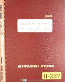 Hitachi Seiki-Hitachi Seiki 4NF-600, Bed CNC Turning Center, Parts List Manual 1981-4NF-600-01